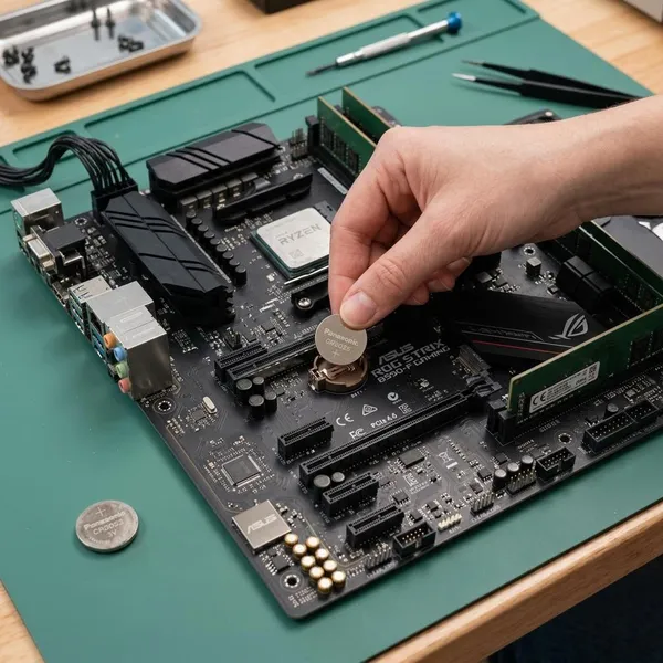 Mainboard-Batterie wechseln