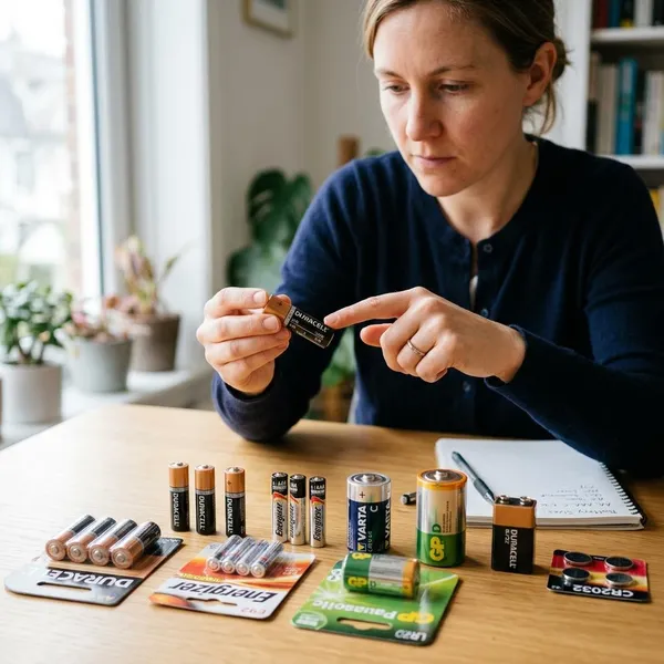 Batteriegrößen im Schnellüberblick