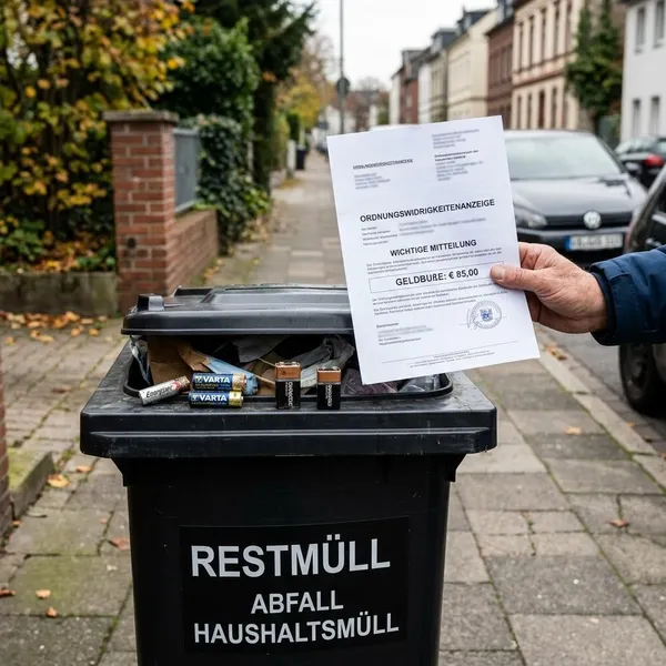 batterien restmüll strafe