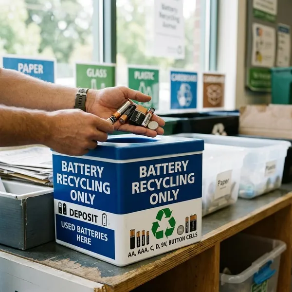 Warum Batterien im Restmüll gefährlich sind