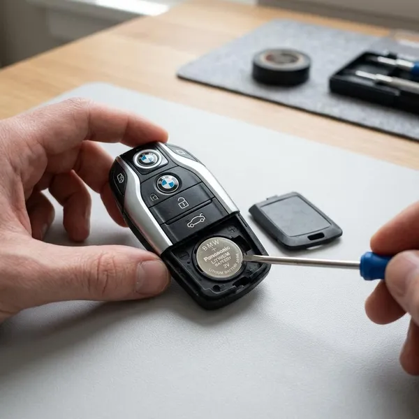 bmw schlüssel batterie wechseln