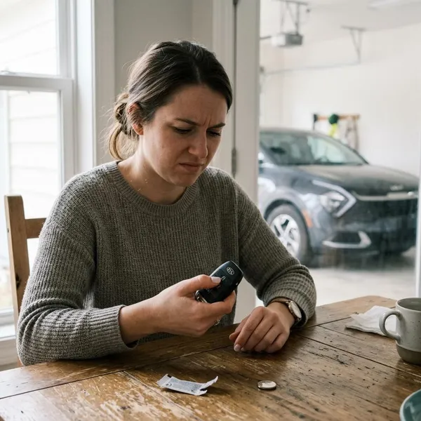 Kia Schlüssel Batterie Schritt für Schritt wechseln