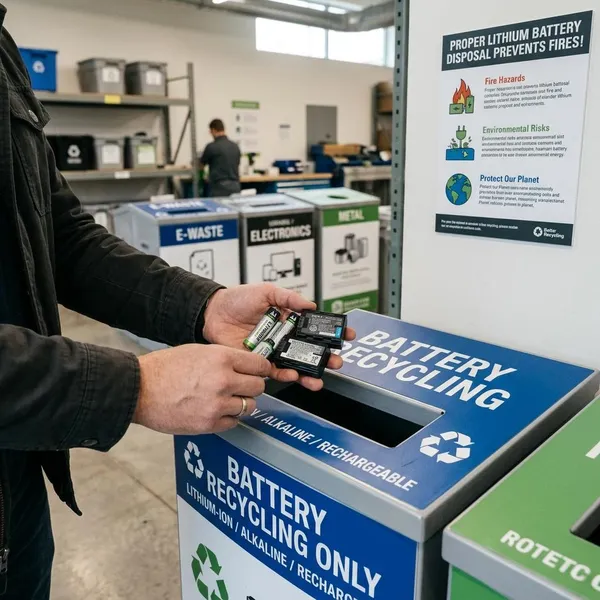 lithium batterien entsorgen