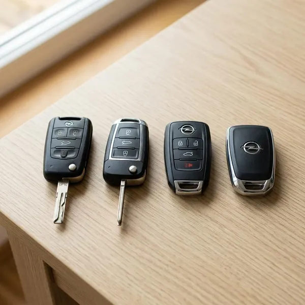 Unterschiede bei Opel Schlüsseltypen