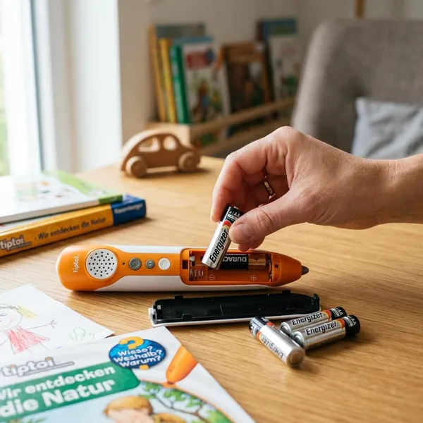 tiptoi Stift richtig öffnen