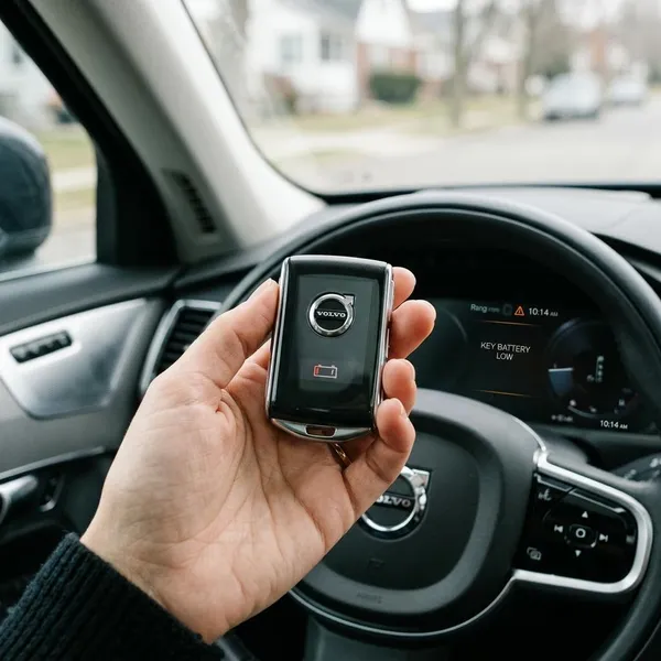volvo schlüssel batterie wechseln
