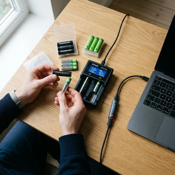 NiMH oder Lithium mit USB-C
