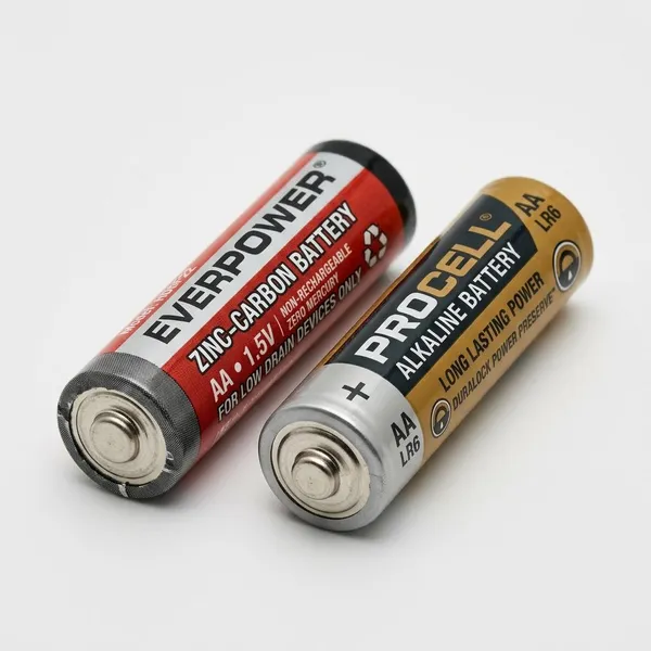 Zink Kohle oder Alkaline Batterie